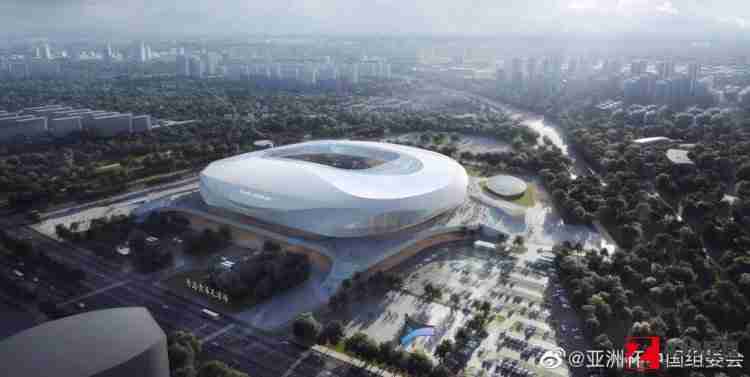 青岛青春足球场,2023年亚洲杯比赛场地“青岛青春足球场”的效果图