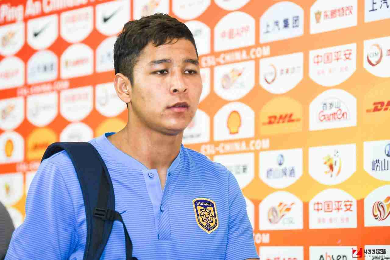 记者：江苏队U23球员阿不都海米提挨近加盟沧州雄狮