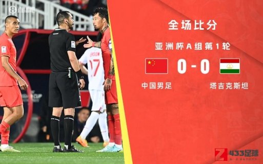 国足首战平塔吉，韩乔生：防守不错，进攻需加强